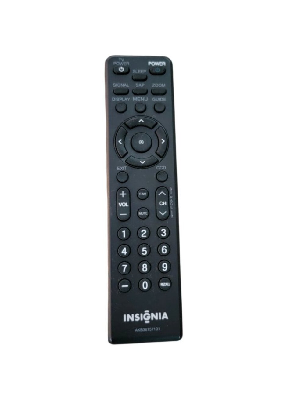 Genuine Insignia TV Remote Control AKB36157101 Tested and Works